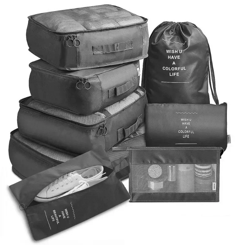 7-Piece Travel Bag Organizer Set