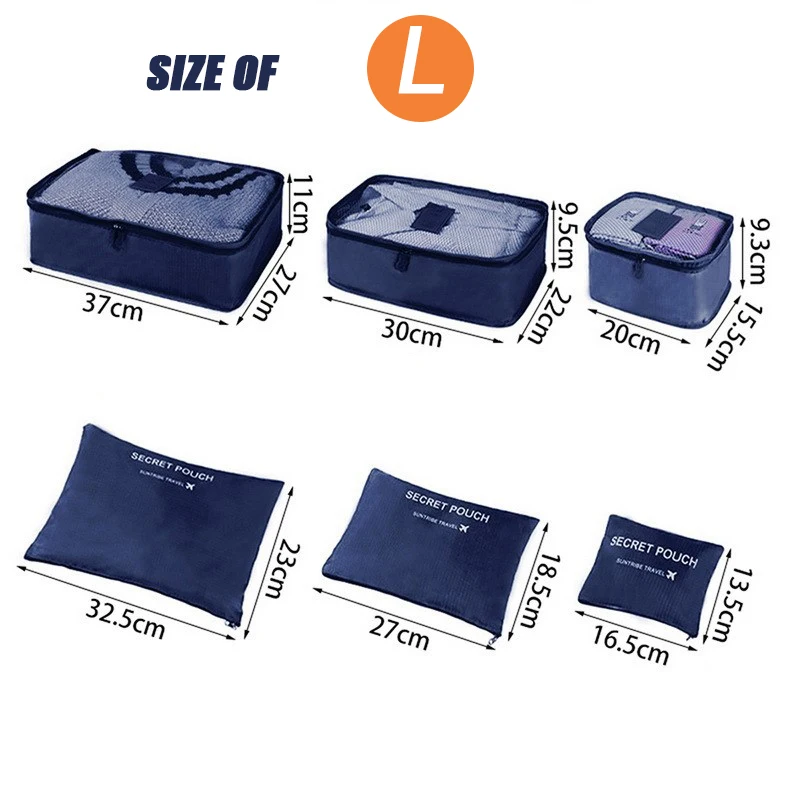 4-Piece Travel Storage Bag Set - Image 2